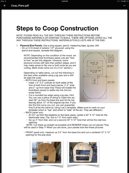 Coop Plans