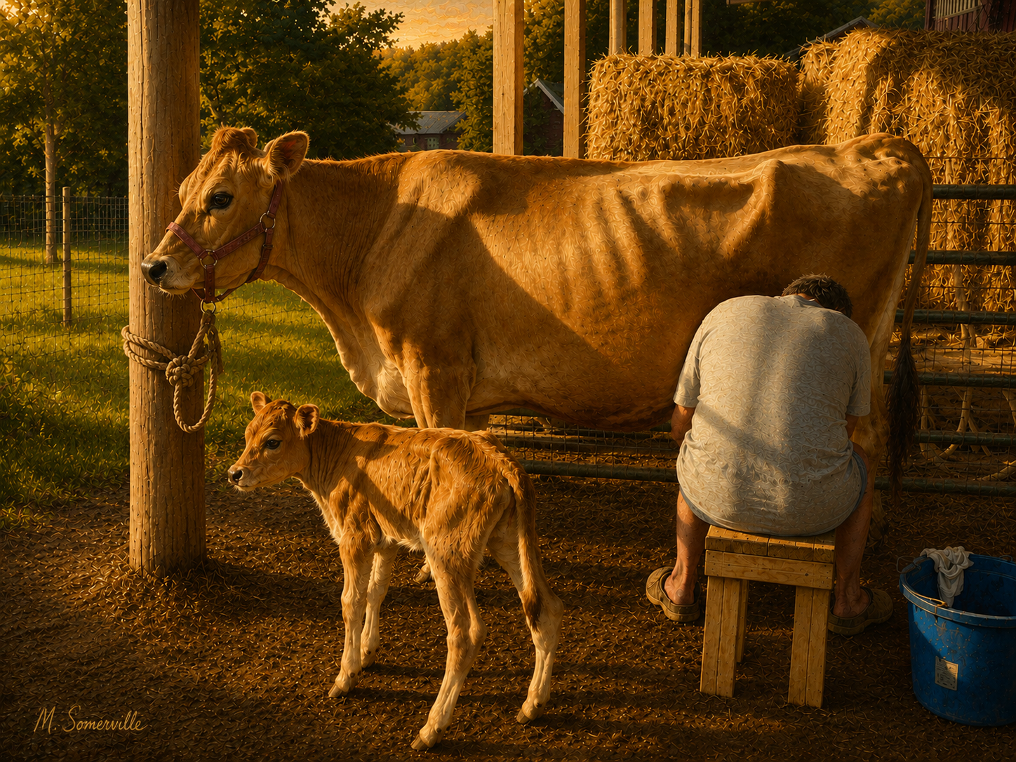 Evening Milking