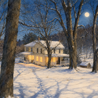 Midnight Farmhouse