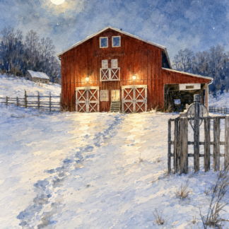 Winter Kidding Barn