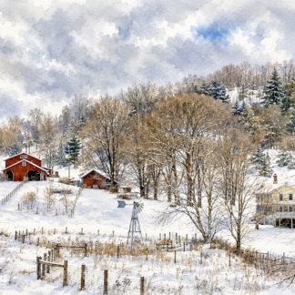 Storybook Farm in Winter